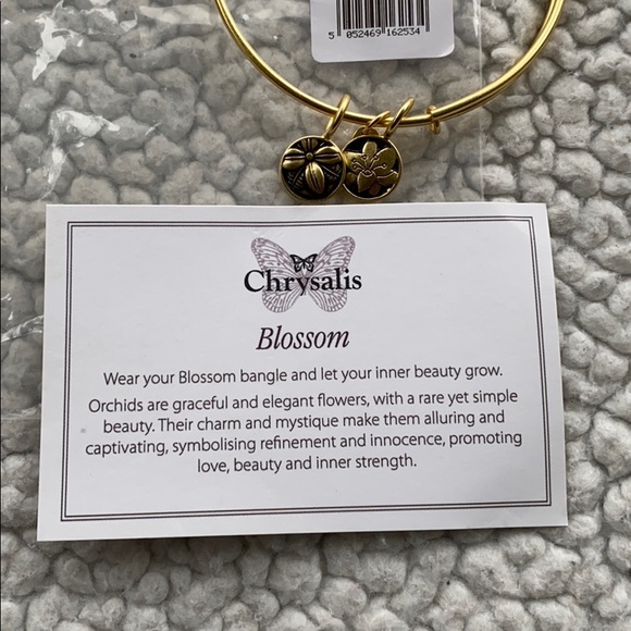 Chrysalis Blossom Orchid Bangle Bracelet, NWT - Picture 6 of 6